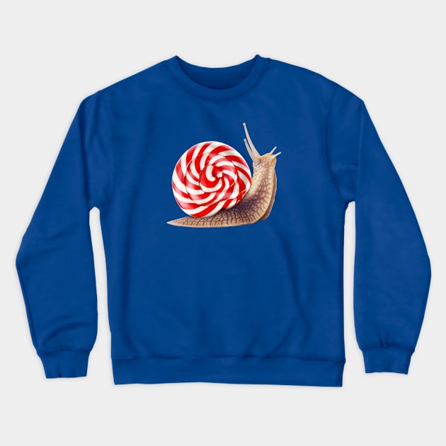 Snail Candy Crewneck Sweatshirt by brain360